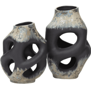 Salerno Vases -Set 2 - Luxury Furniture Mercato Interiors